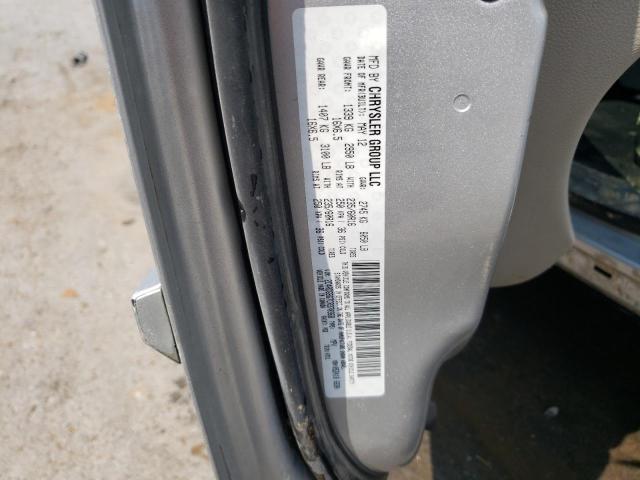 2C4RDGBG7CR370368 - 2012 DODGE GRAND CARA SE SILVER photo 13