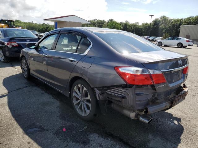 1HGCR2F54EA222089 - 2014 HONDA ACCORD SPORT GRAY photo 2