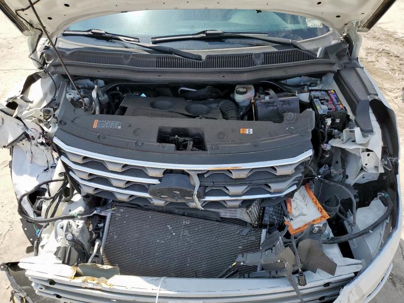 1FM5K7DH8HGE37235 - 2017 FORD EXPLORER XLT WHITE photo 12