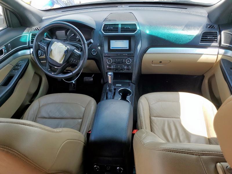 1FM5K7DH8HGE37235 - 2017 FORD EXPLORER XLT WHITE photo 8