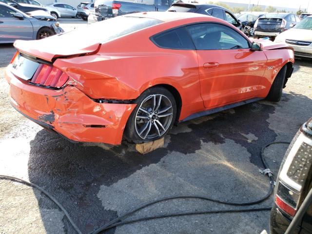 1FA6P8CF0F5326502 - 2015 FORD MUSTANG GT ORANGE photo 3