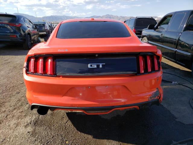 1FA6P8CF0F5326502 - 2015 FORD MUSTANG GT ORANGE photo 6