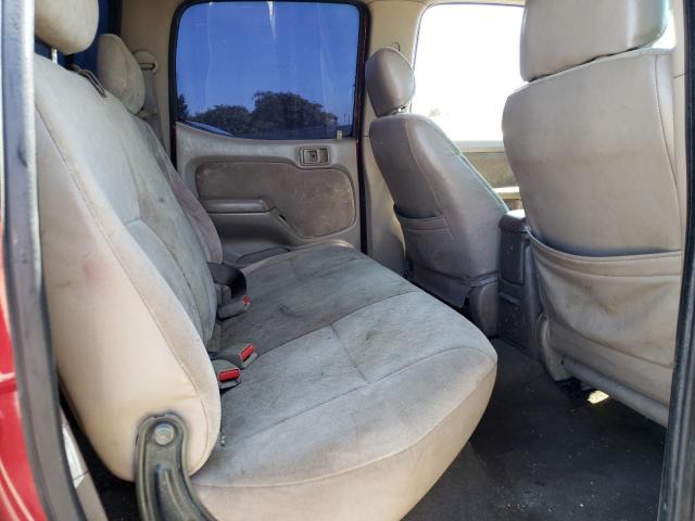 5TEGN92N01Z838446 - 2001 TOYOTA TACOMA DOUBLE CAB PRERUNNER BURGUNDY photo 10