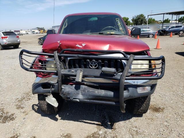 5TEGN92N01Z838446 - 2001 TOYOTA TACOMA DOUBLE CAB PRERUNNER BURGUNDY photo 5