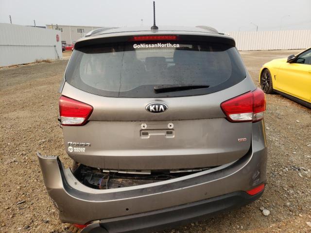 KNAHT8A38G7136621 - 2016 KIA RONDO GRAY photo 6