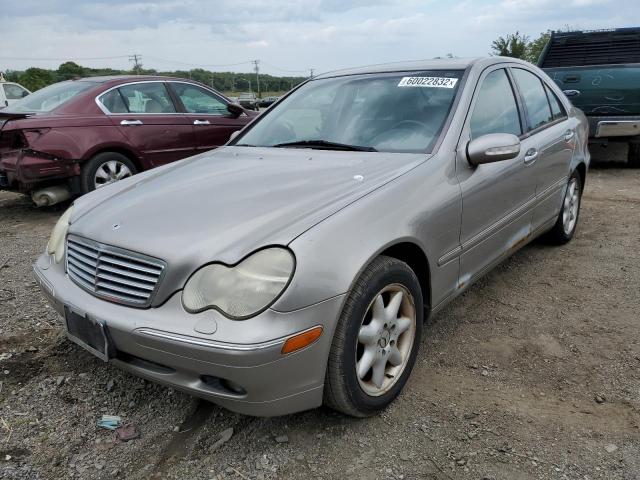 WDBRF61JX3E012128 - 2003 MERCEDES-BENZ C-CLASS 240 SILVER photo 2