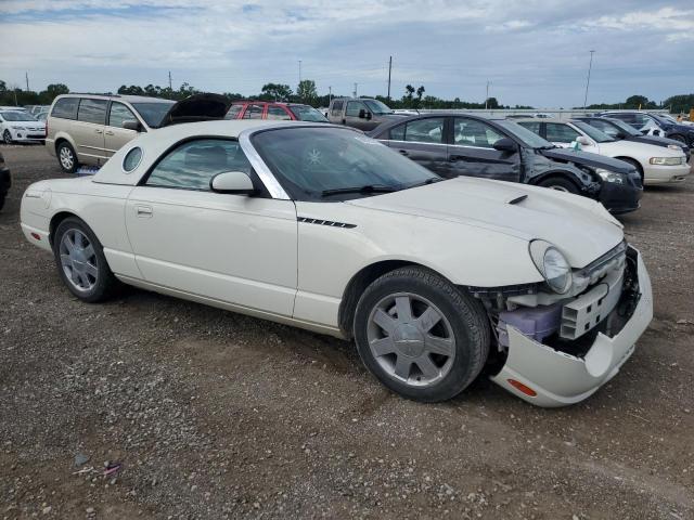 1FAHP60A12Y113878 - 2002 FORD THUNDERBIR WHITE photo 4