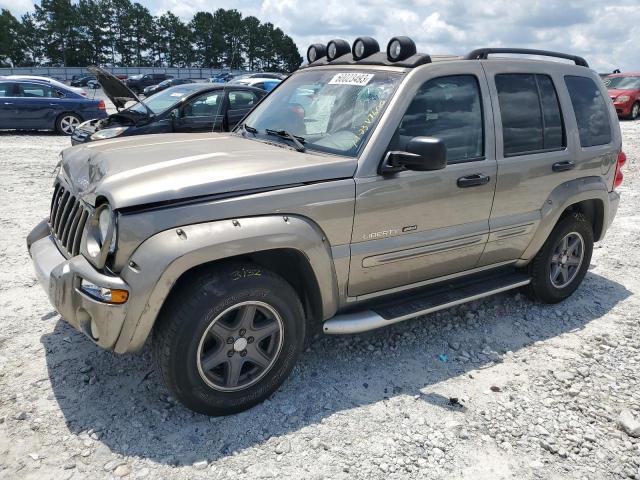 1J4GK38K12W367600 - 2002 JEEP LIBERTY RENEGADE TAN photo 1