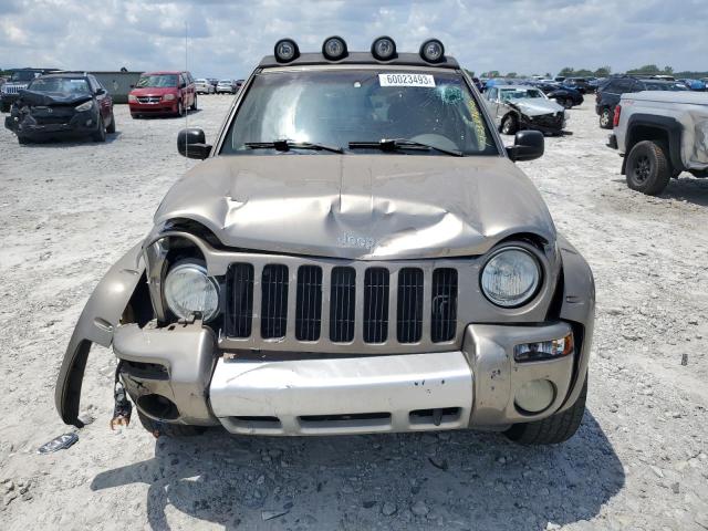 1J4GK38K12W367600 - 2002 JEEP LIBERTY RENEGADE TAN photo 5