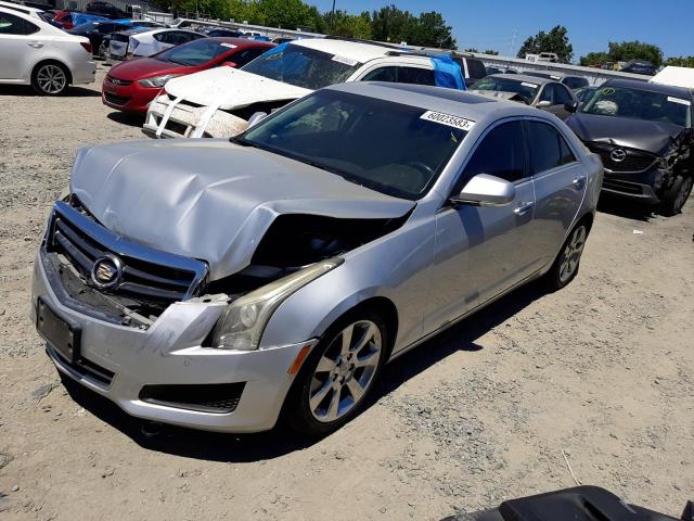 1G6AB5RX7E0105690 - 2014 CADILLAC ATS LUXURY SILVER photo 1