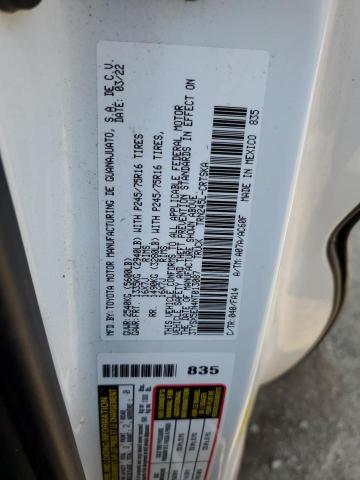 3TYSX5EN4NT013087 - 2022 TOYOTA TACOMA ACCESS CAB أبيض صورة 13