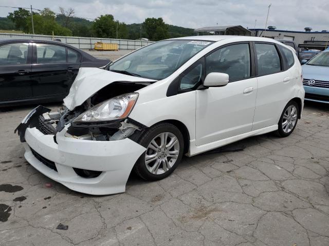 JHMGE8H45AS025972 - 2010 HONDA FIT SPORT WHITE photo 1