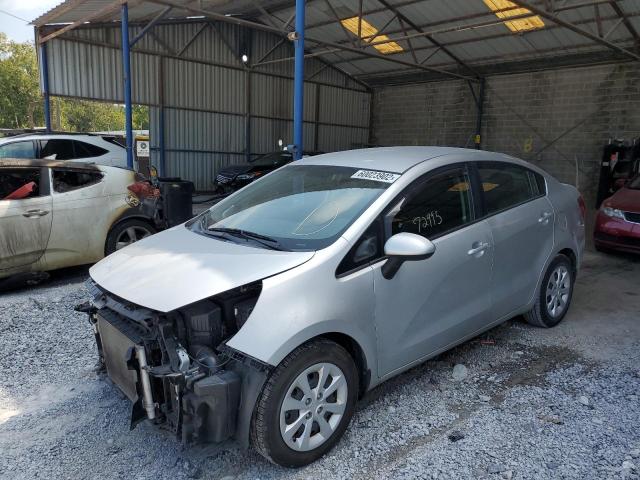 KNADM4A38D6209363 - 2013 KIA RIO LX SILVER photo 2