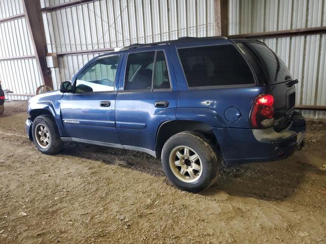 1GNDS13S622395038 - 2002 CHEVROLET TRAILBLAZR BLUE photo 2