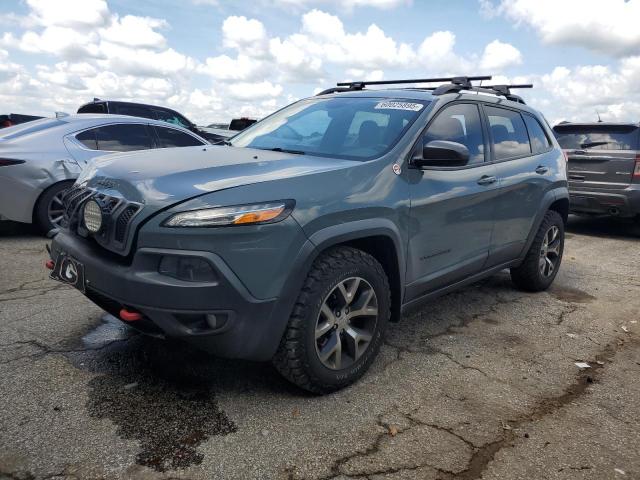 1C4PJMBS9EW201904 - 2014 JEEP CHEROKEE TRAILHAWK GRAY photo 1
