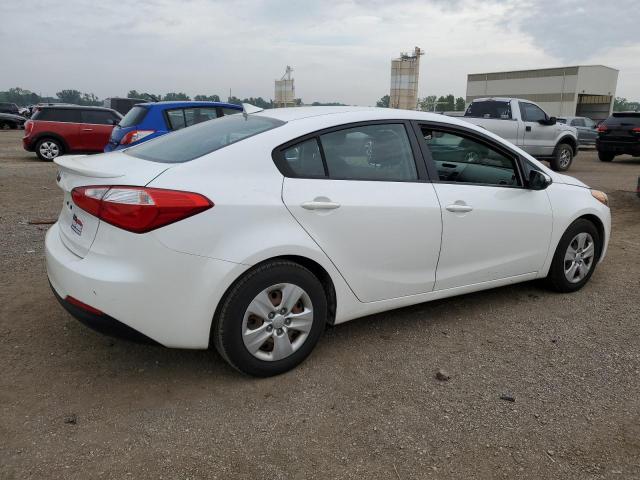 KNAFX4A64F5437279 - 2015 KIA FORTE LX WHITE photo 3