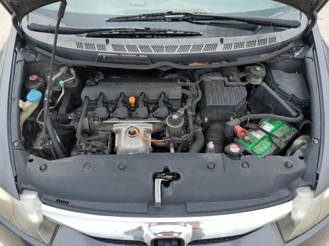 2HGFA1F61AH561962 - 2010 HONDA CIVIC LX-S Մոխրագույն լուսանկար 11