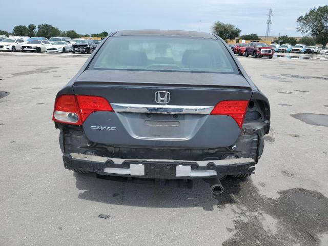 2HGFA1F61AH561962 - 2010 HONDA CIVIC LX-S Մոխրագույն լուսանկար 6