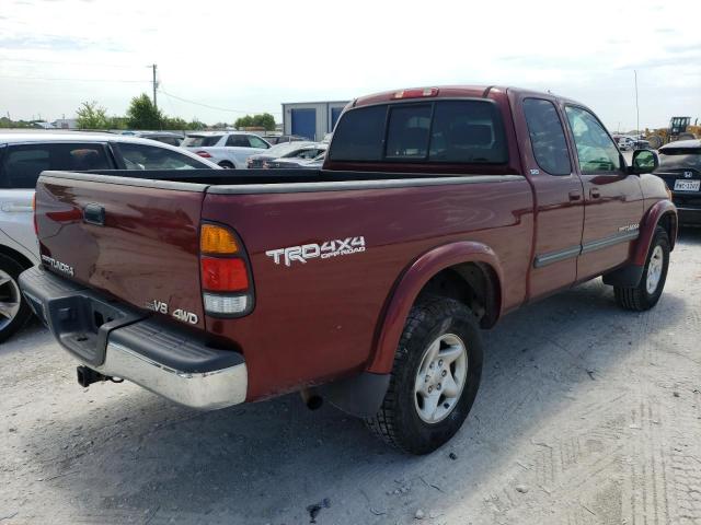 5TBBT441X3S333004 - 2003 TOYOTA TUNDRA ACCESS CAB SR5 BURGUNDY photo 3