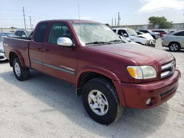 5TBBT441X3S333004 - 2003 TOYOTA TUNDRA ACCESS CAB SR5 BURGUNDY photo 4