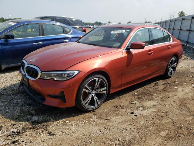 WBA5R7C53KFH26656 - 2019 BMW 330XI ORANGE photo 1