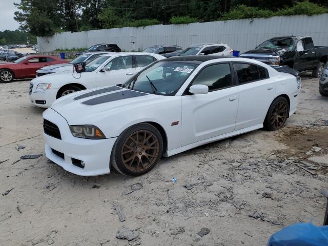 2C3CDXGJ7DH555087 - 2013 DODGE CHARGER SUPER BEE WHITE photo 1