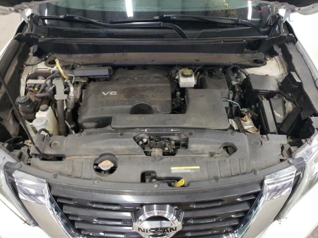 5N1DR2MM7JC604477 - 2018 NISSAN PATHFINDER S WHITE photo 11