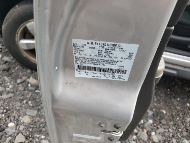 1FMCU93G39KA92734 - 2009 FORD ESCAPE XLT SILVER photo 13