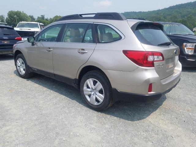 4S4BSAAC5F3324873 - 2015 SUBARU OUTBACK 2.5I TAN photo 3