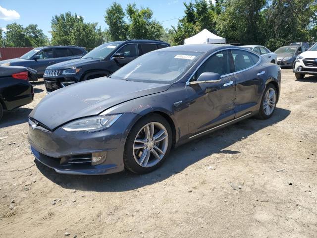 5YJSA1E25FF103107 - 2015 TESLA MODEL S 灰色 照片 1