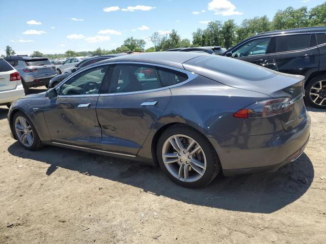 5YJSA1E25FF103107 - 2015 TESLA MODEL S 灰色 照片 2