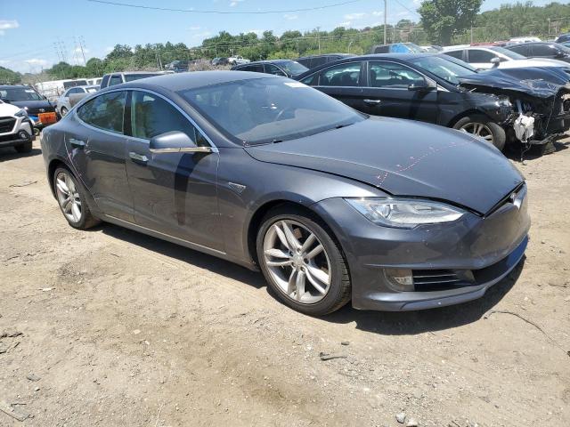 5YJSA1E25FF103107 - 2015 TESLA MODEL S 灰色 照片 4
