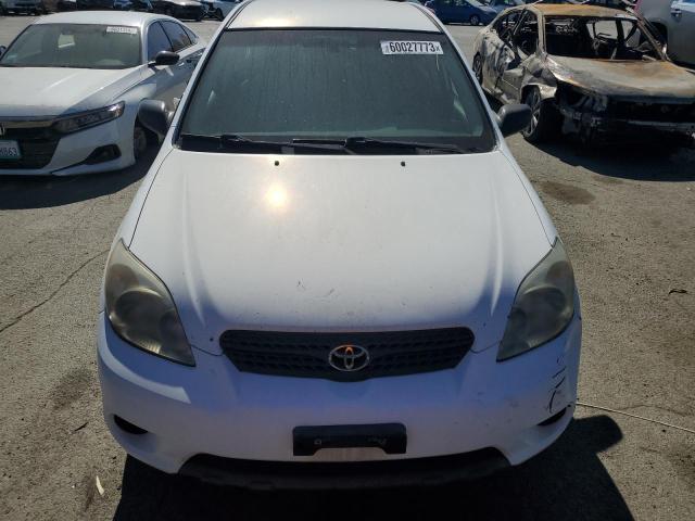 2T1KR32E35C496076 - 2005 TOYOTA MATRIX XR WHITE photo 5