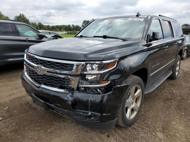 1GNSKHKC7GR109061 - 2016 CHEVROLET SUBURBAN K1500 LT BLACK photo 9