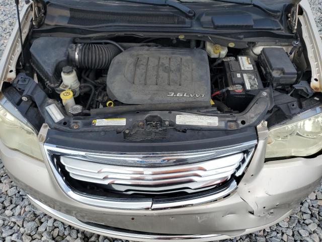 2C4RC1CG1CR246286 - 2012 CHRYSLER TOWN & COU TOURING L TAN photo 12