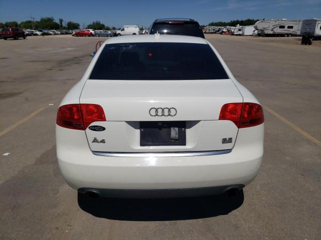 WAUDG78E65A531448 - 2005 AUDI A4 3.2 QUATTRO WHITE photo 6