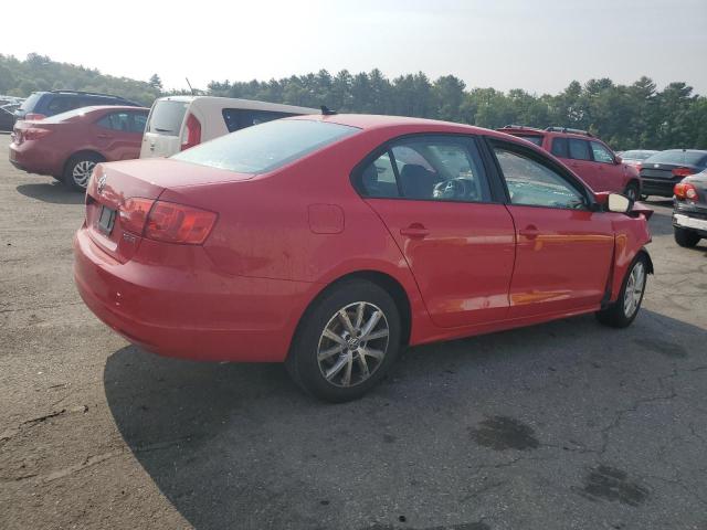 3VWDP7AJ0CM349820 - 2012 VOLKSWAGEN JETTA SE RED photo 3