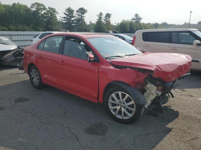 3VWDP7AJ0CM349820 - 2012 VOLKSWAGEN JETTA SE RED photo 4