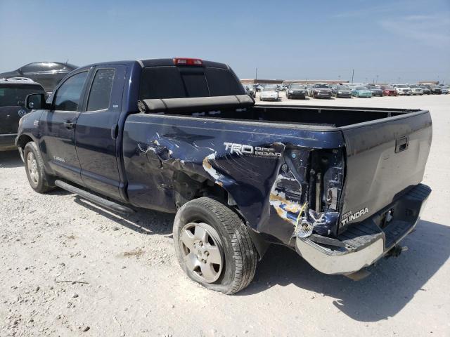 5TFRV54168X037033 - 2008 TOYOTA TUNDRA DOUBLE CAB BLUE photo 2