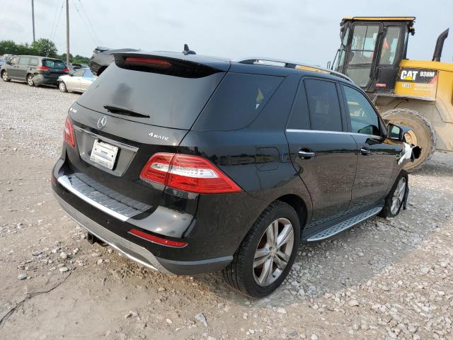 4JGDA5HB0EA292778 - 2014 MERCEDES-BENZ ML 350 4MATIC BLACK photo 3