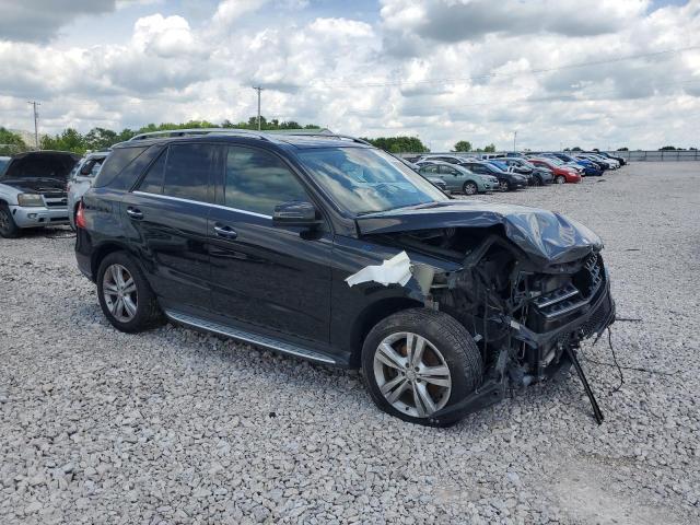 4JGDA5HB0EA292778 - 2014 MERCEDES-BENZ ML 350 4MATIC BLACK photo 4