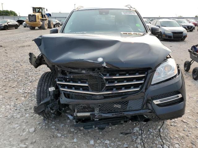 4JGDA5HB0EA292778 - 2014 MERCEDES-BENZ ML 350 4MATIC BLACK photo 5