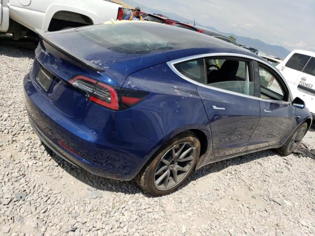 5YJ3E1EA2KF411930 - 2019 TESLA 3 BLUE photo 3