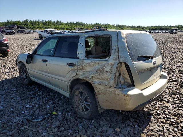 JF1SG63686G731563 - 2006 SUBARU FORESTER 2.5X BEIGE photo 2