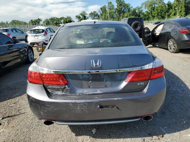 1HGCR3F83DA033030 - 2013 HONDA ACCORD EXL GRAY photo 6