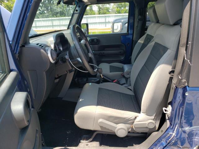 1J4AA5D15AL230600 - 2010 JEEP WRANGLER SAHARA Կապույտ լուսանկար 7