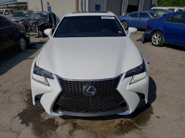 JTHBZ1BL4JA013663 - 2018 LEXUS GS 350 BASE WHITE photo 5