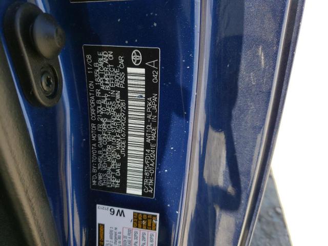 JTKDE167X90297281 - 2009 TOYOTA SCION TC 蓝色 照片 12