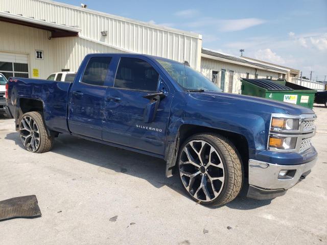 1GCVKRECXFZ366642 - 2015 CHEVROLET SILVERADO K1500 LT BLUE photo 4