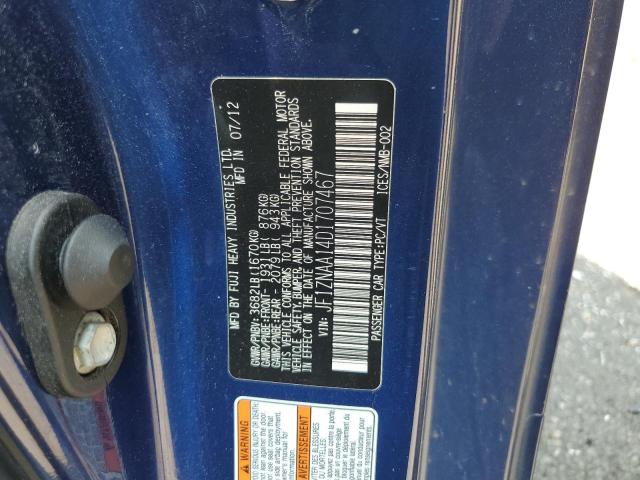 JF1ZNAA14D1707467 - 2013 TOYOTA SCION FR-S ლურჯი ფოტო 12